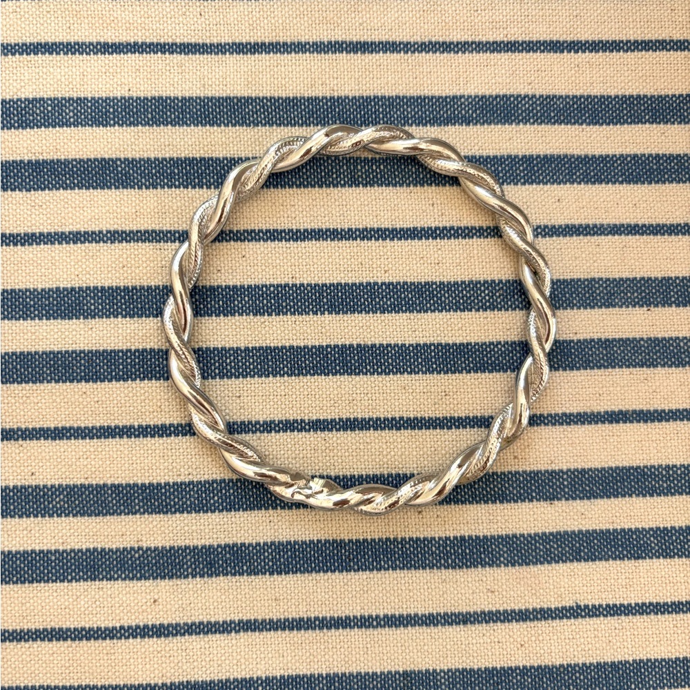 Silver Rope Bracelet